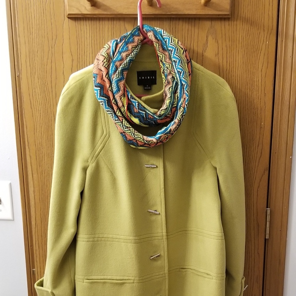 TRIBAL SPORTSWEAR WINTER COAT & SCARF 14